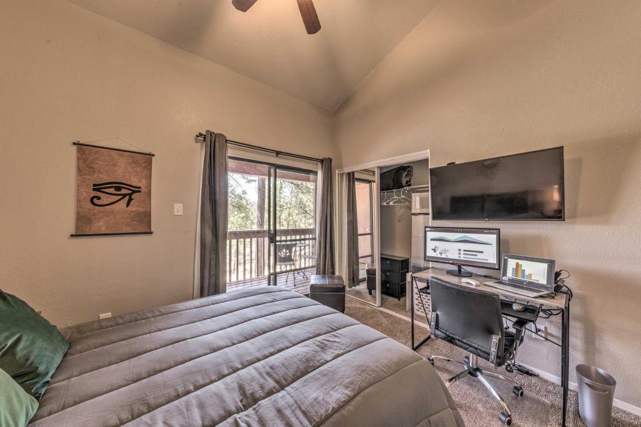 Forested Ruidoso Condo With Deck And Fireplace! Bagian luar foto
