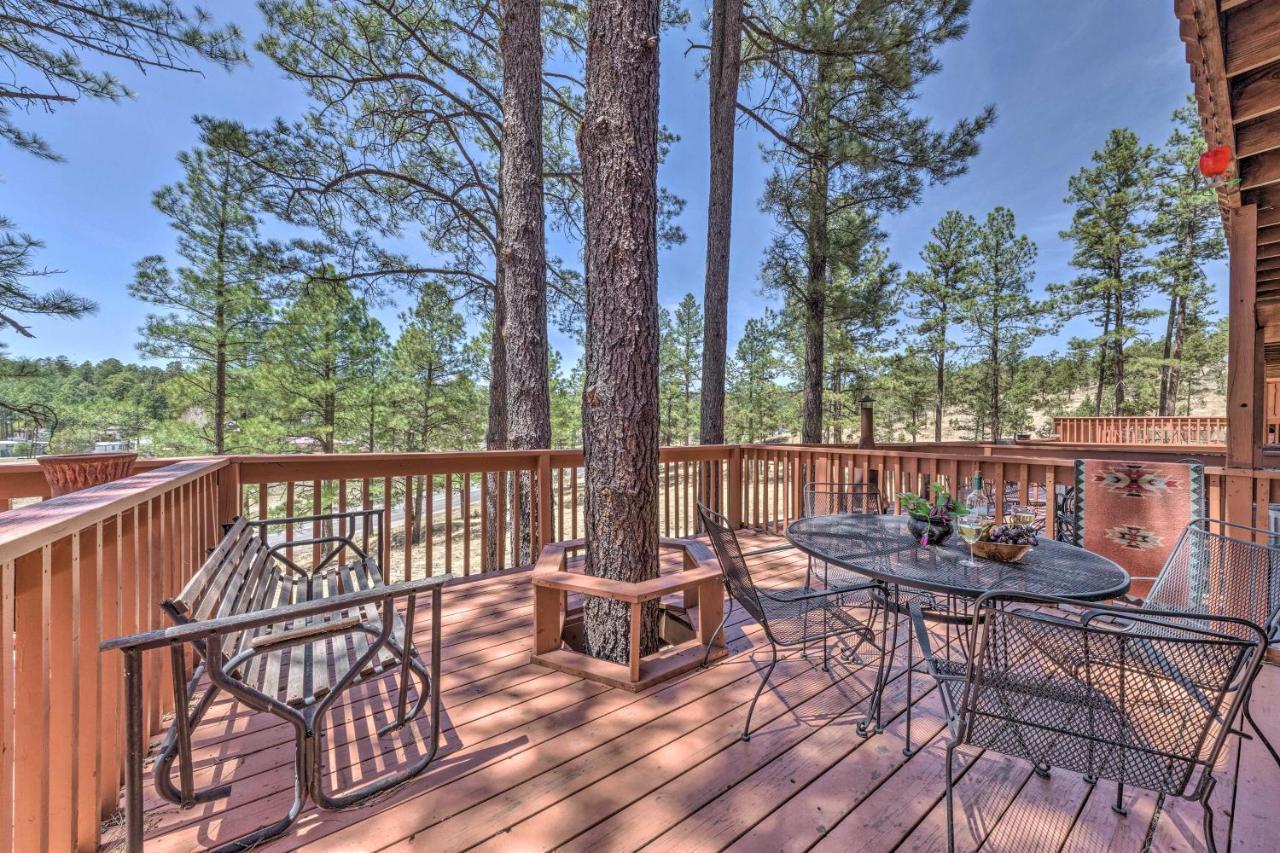 Forested Ruidoso Condo With Deck And Fireplace! Bagian luar foto