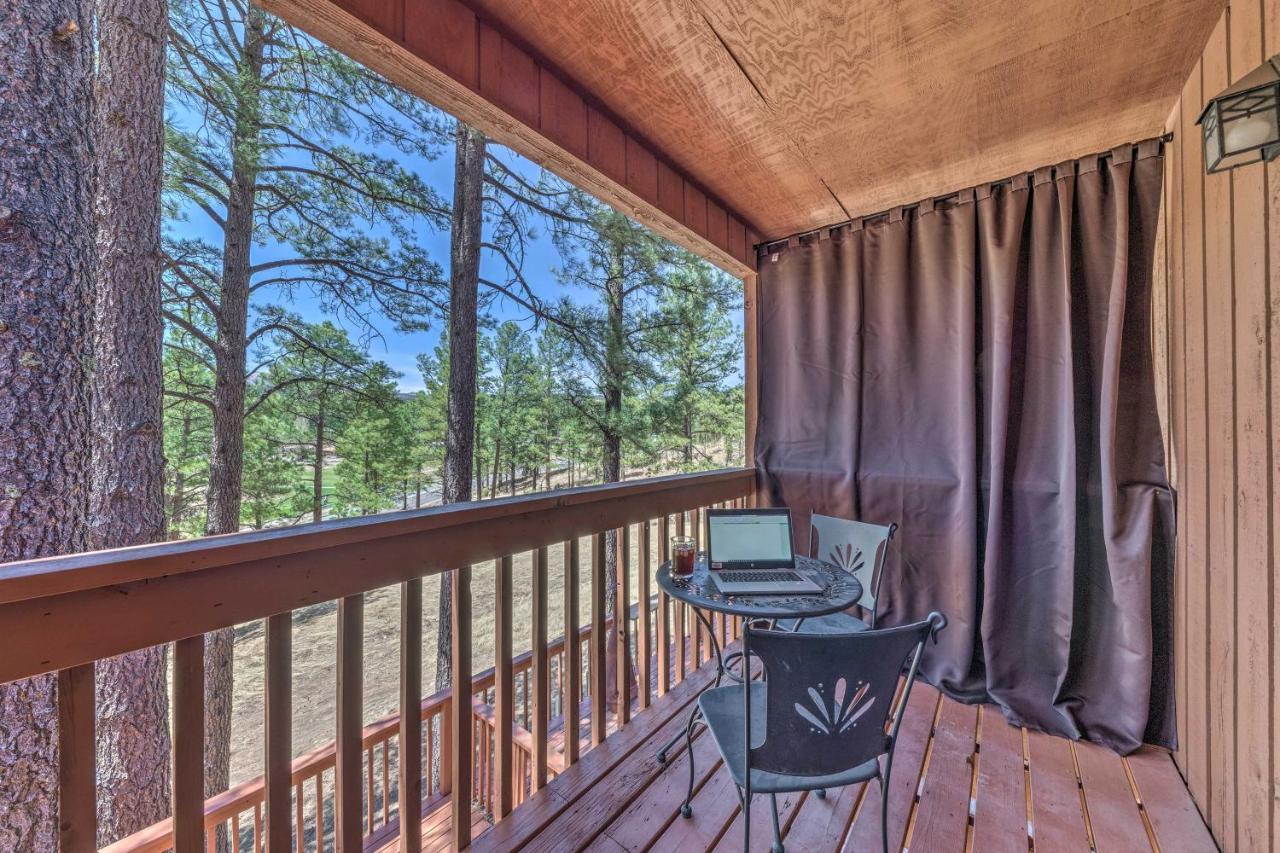 Forested Ruidoso Condo With Deck And Fireplace! Bagian luar foto
